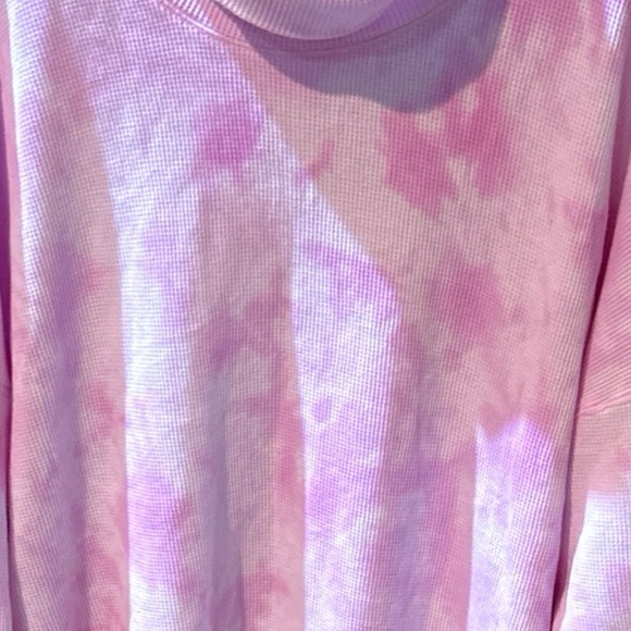 Calvin Klein Performance Womens Plus Casual Tie-Dye Turtleneck Top - Picture 4 of 14